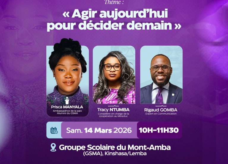 Kinshasa : Renfhort RDC sensibilise les jeunes au leadership et aux droits des femmes au Groupe Scolaire du Mont-Amba